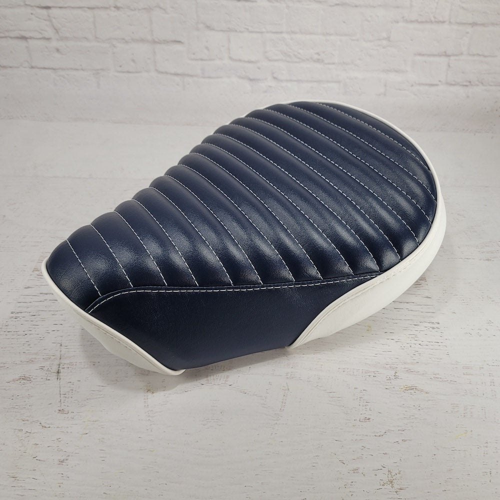 Honda Super Cub / Trail 125 Navy Blue Mini Pleat Two Tone Seat