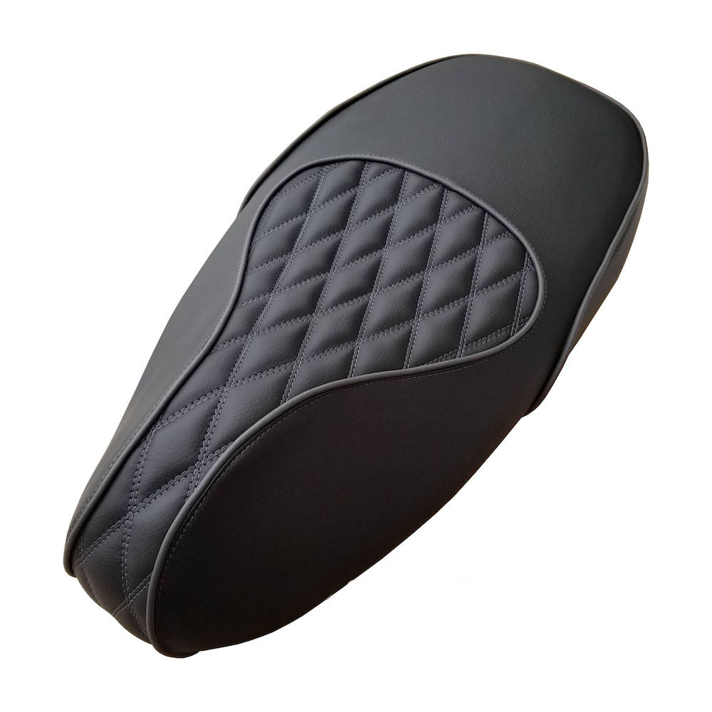 Vespa 50s100ET3125スモールボディ用シート張替えキット Vespa Sprint / Primavera 50 - 150 Black Diamond Seat Cover