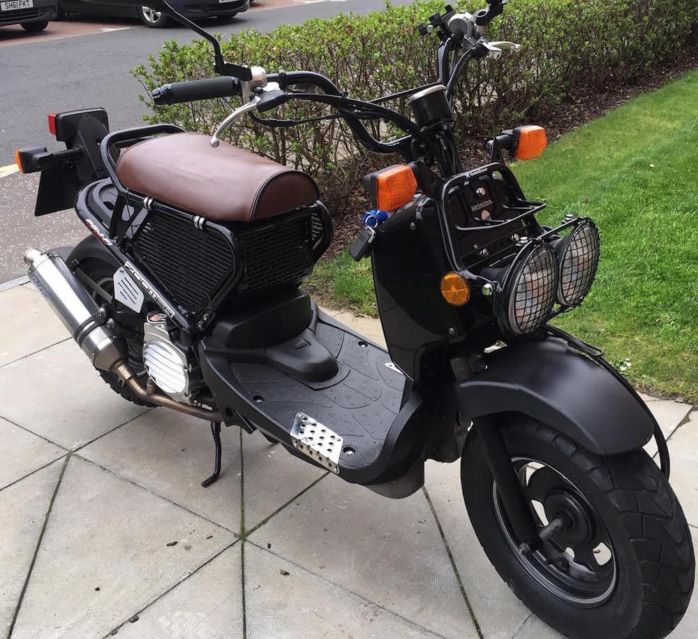 Honda Ruckus rustic minimalist seat cover