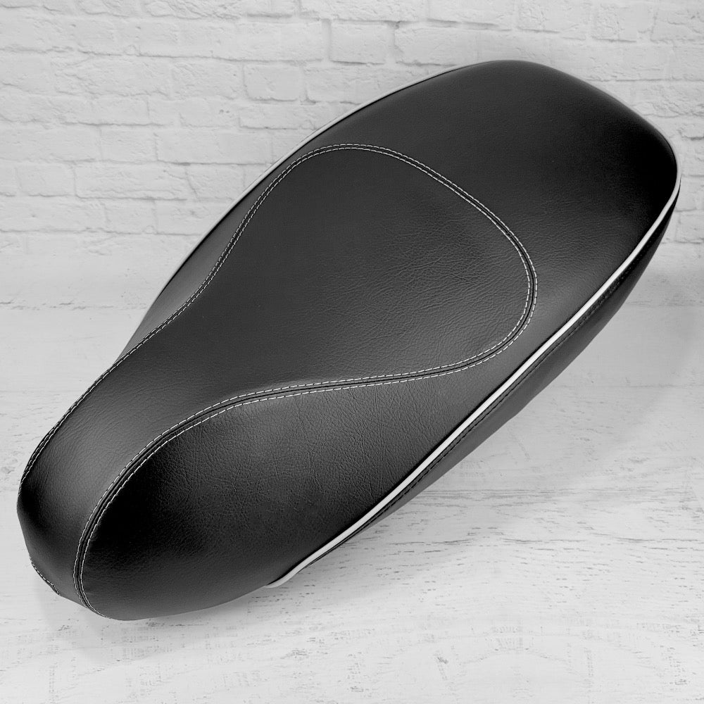Vespa Sprint / Primavera Black with Piping Seat Cover – Cheeky