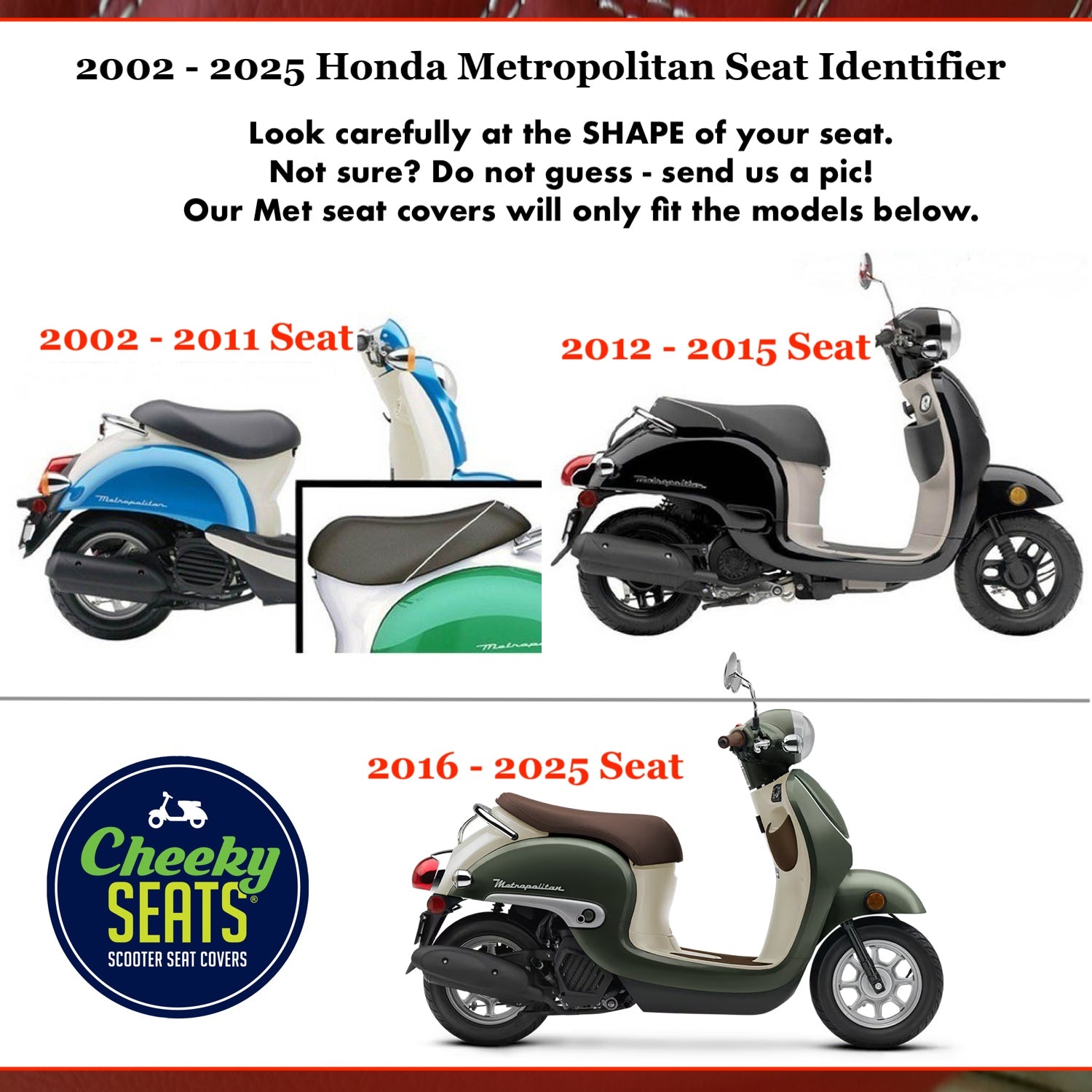 Honda Metropolitan Flower Seat Cover - by Cheeky Seats – Cheeky