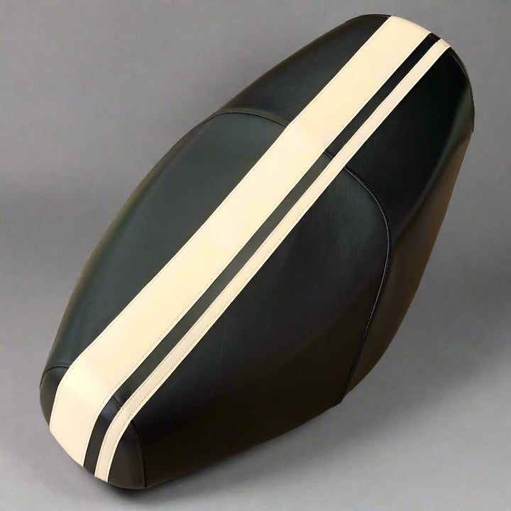 Genuine Buddy Dual Black with Racing Stripe Seat Cover