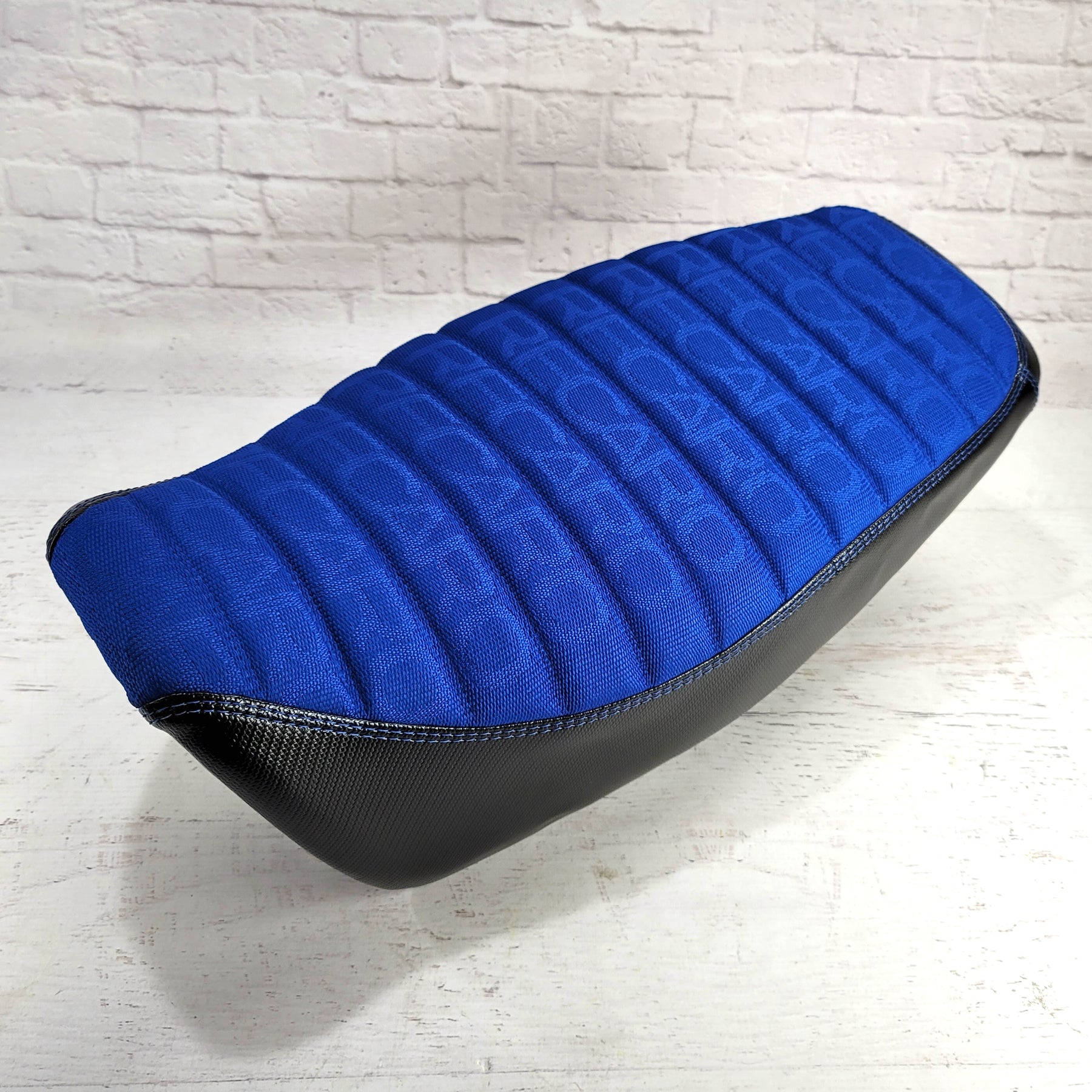 2022 - 2026 BLUE RECARO Honda Grom Seat Cover Padded Tuck and Roll