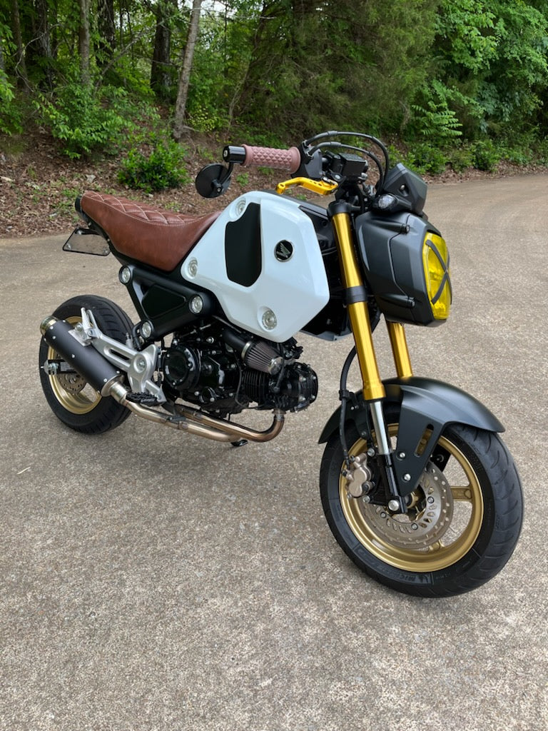 READY TO SHIP! 2022 - 2025 Honda Grom Whiskey Diamond Seat Cover Padded