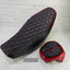 Pearl Red Stitching and Piping