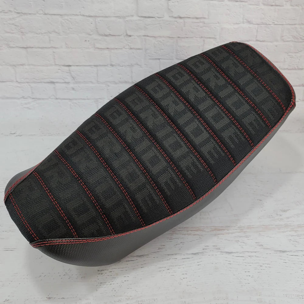 Ready to Ship! 2022-26 Honda Grom BRIDE Seat Cover, handmade Honda Grom seat cover by Cheeky Seats, product detail view 4