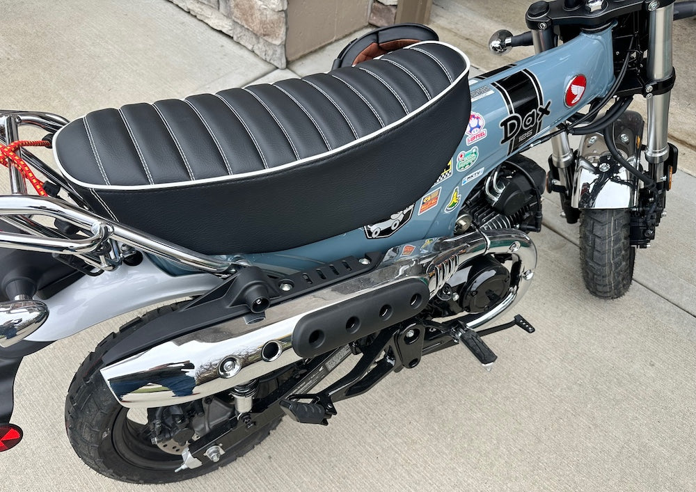 Honda DAX 125 Seat Cover 2024 - 2026 Tuck and Roll – Cheeky Seats