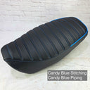 Candy Blue w/piping