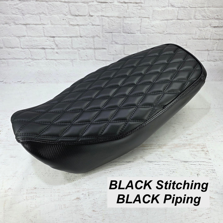 READY TO SHIP! 2022 - 2025 Honda Grom Double Diamond Seat Cover with Piping