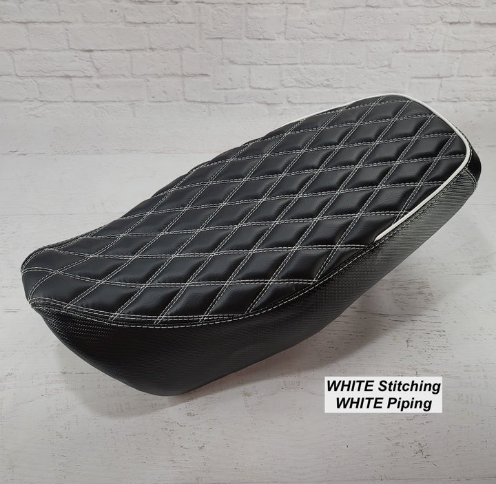READY TO SHIP! 2022 - 2025 Honda Grom Double Diamond Seat Cover with Piping
