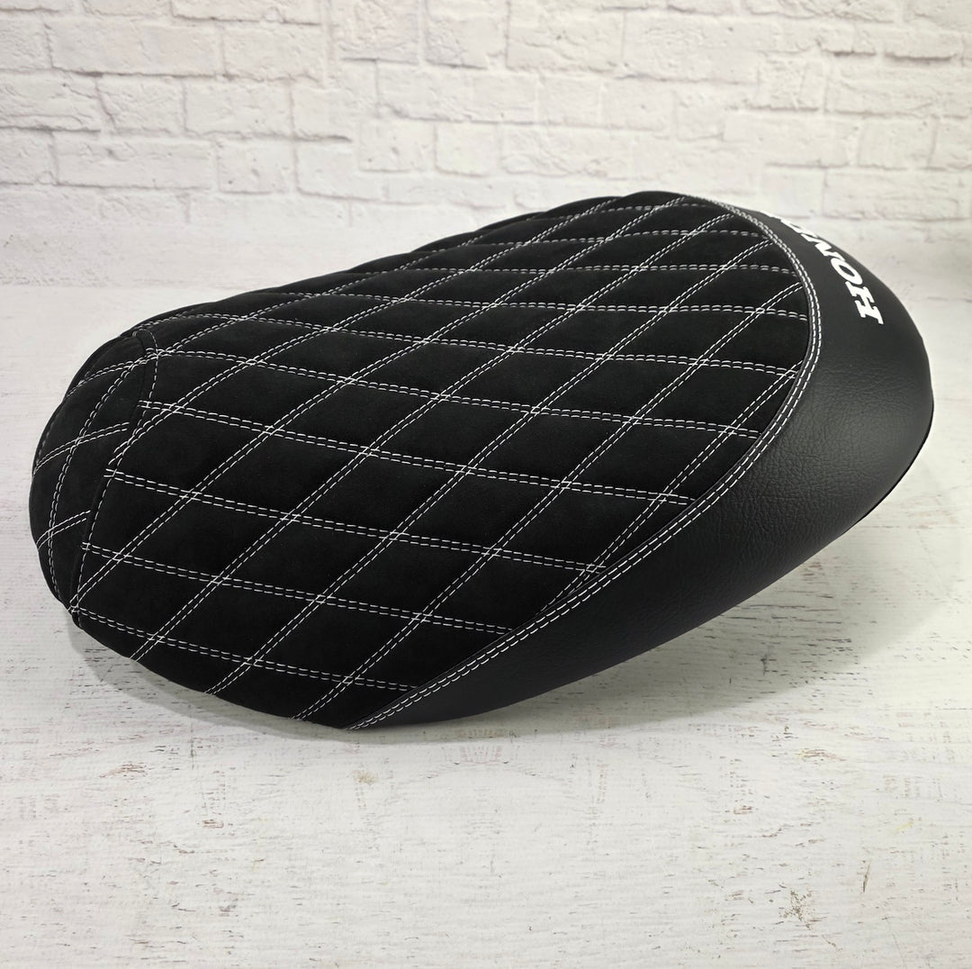 Honda Metropolitan Alcantara® Suede Diamond Seat Cover Handmade