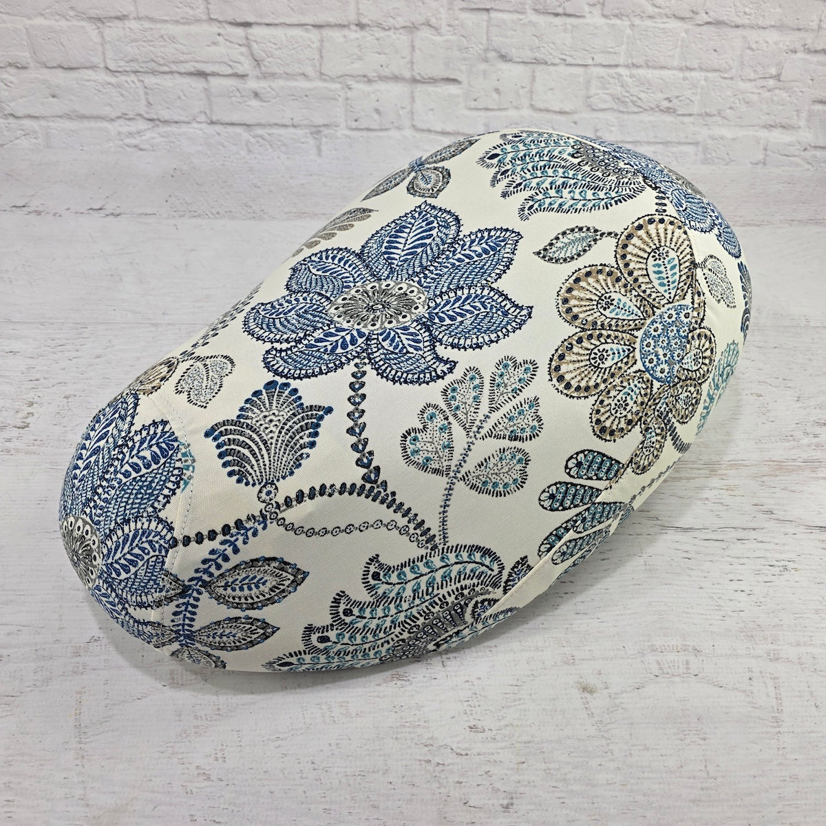Honda Metropolitan Cream Flowers Seat Cover, handmade Honda Metropolitan seat cover by Cheeky Seats, featured product view