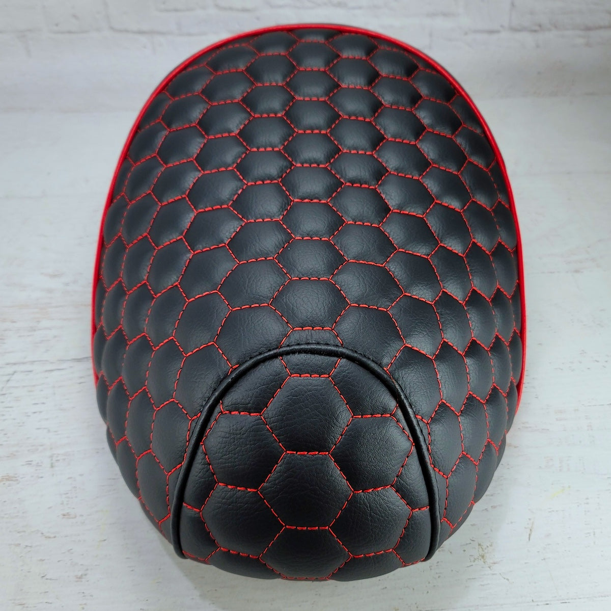 Honda Metropolitan CH50 Hexagon Honeycomb Seat Cover - Handmade by