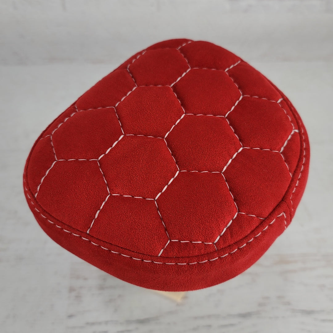 Honda Motocompacto Alcantara® Hexagon Honeycomb Seat Cover Handmade