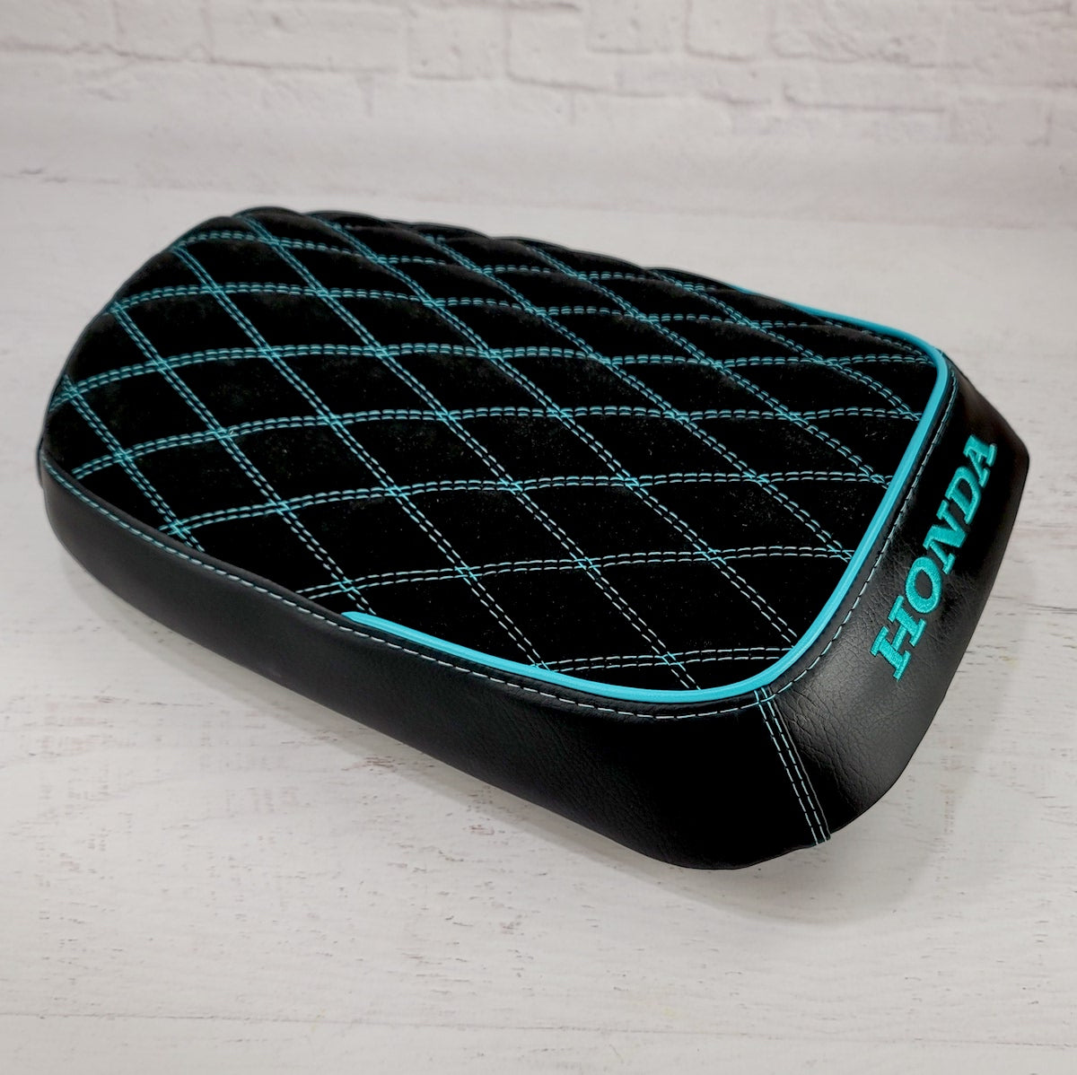 Honda Ruckus Alcantara suede diamond seat cover