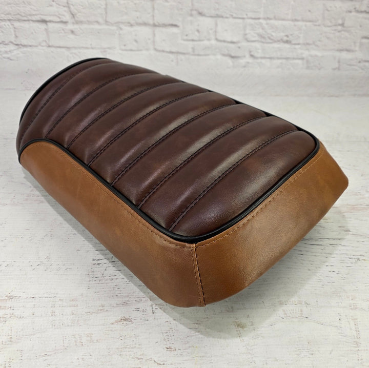 READY TO SHIP! Honda Ruckus Brown Two Tone Padded Tuck and Roll Seat Cover
