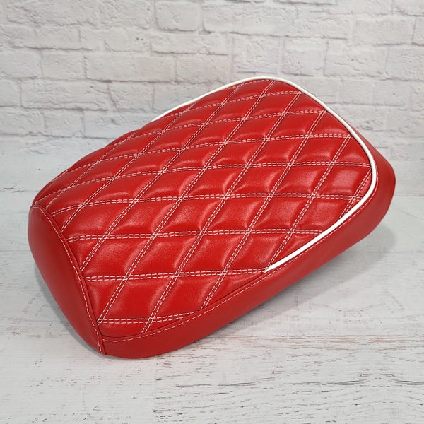 Honda Ruckus Red Diamond Seat Cover – Cheeky Seats Scooter Seat Covers