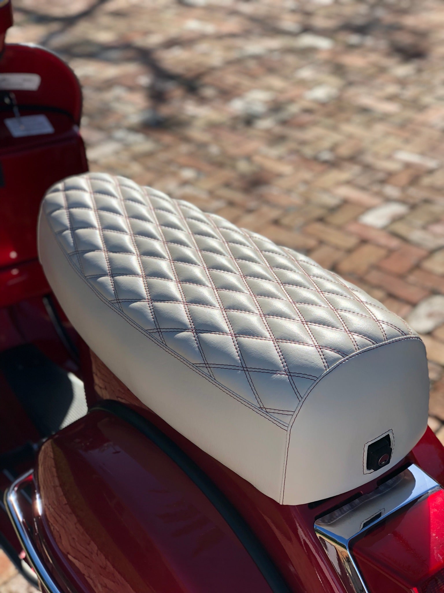 Stella♡ Genuine Stella Seat Cover - Cottage White Diamond Stitch