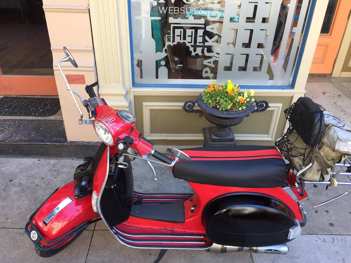 Dual Red Racing Stripes Genuine Stella Seat Cover – Cheeky Seats