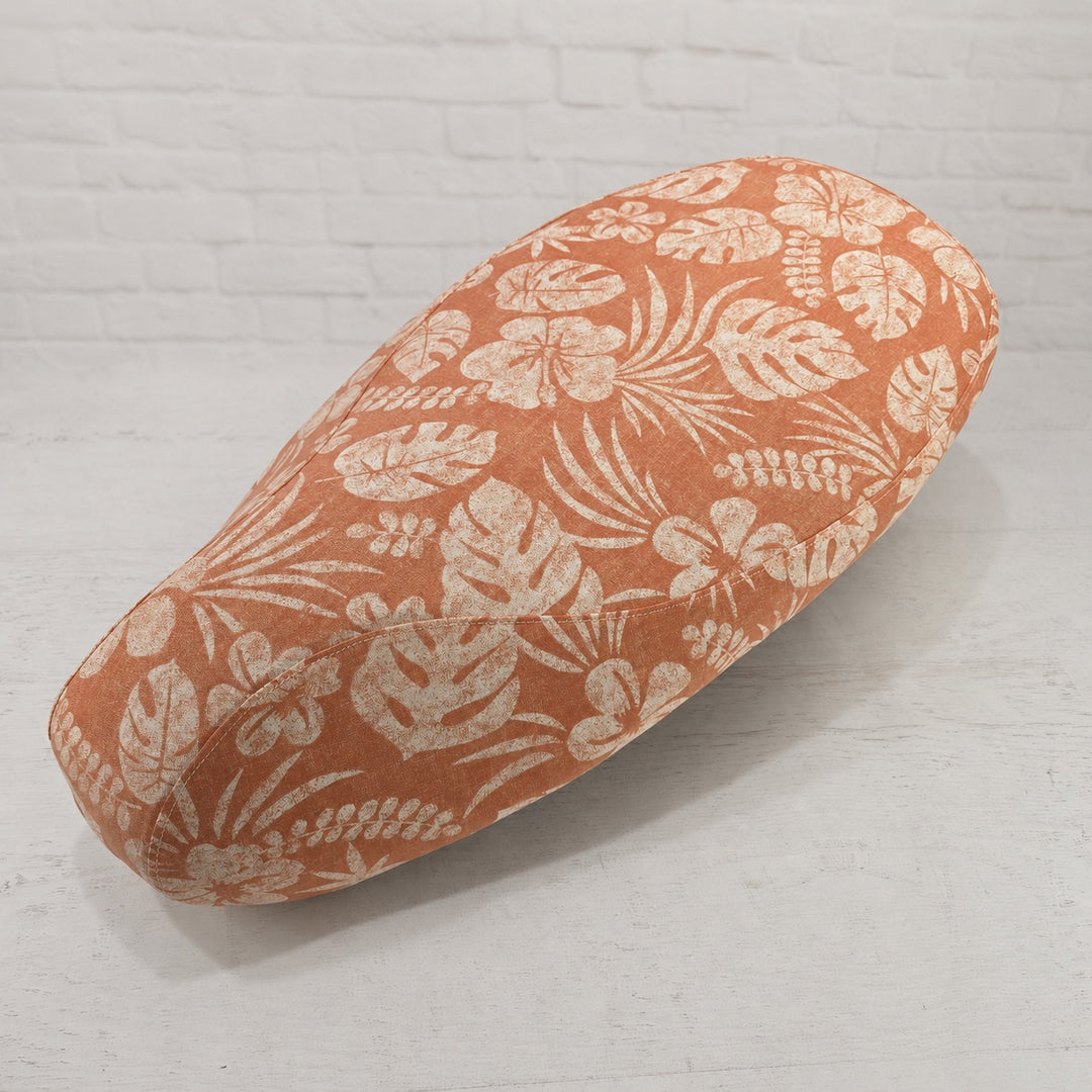 Terracoral Hibiscus Scooter Seat Cover, Stay Cool Summer Solution for Honda • Kymco • Sym • Vespa, and more