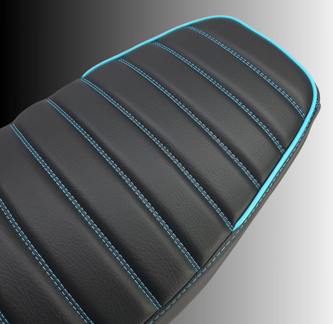 READY TO SHIP! 2022 - 2026 Honda Grom Tuck and Roll Seat Cover with Piping