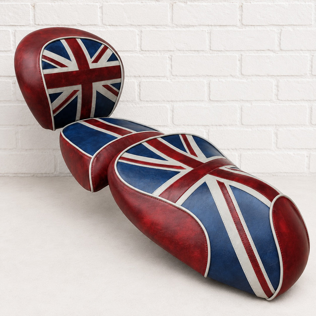 Vespa GTV Union Jack Seat Cover - British Flag