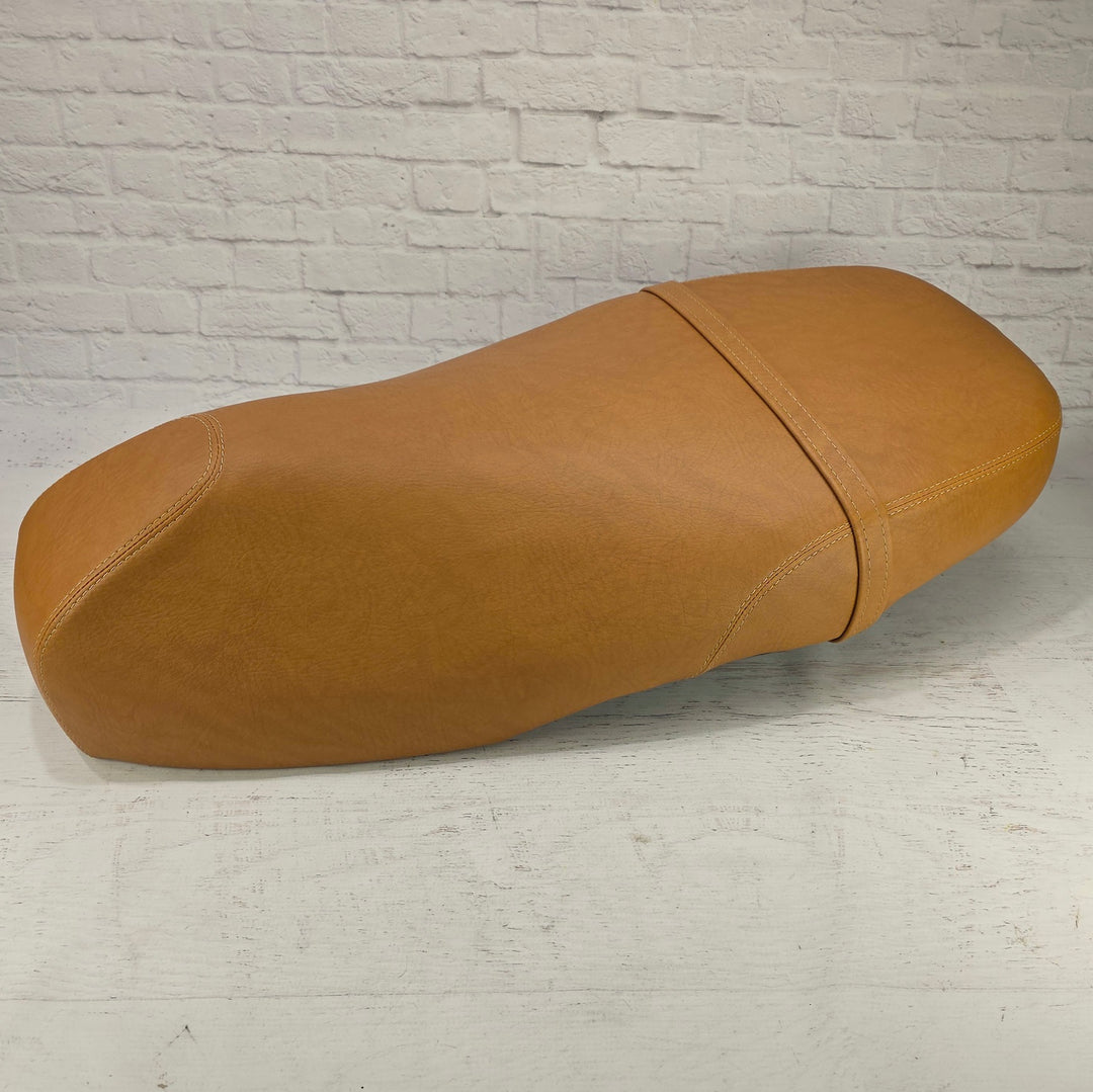 Vespa GT200 Golden Tan Seat Cover with French Seams