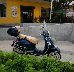 Vespa GTV Premium Matte Camel Tan Seat Cover