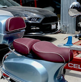 Vespa LXV seat cover set by Cheeky Seats
