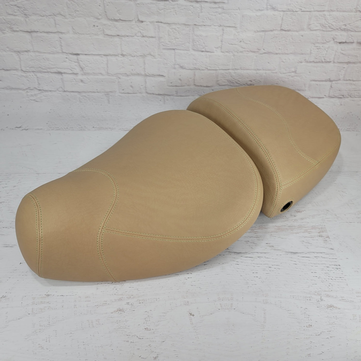 Vespa LXV Matte Camel Tan Seat Cover Handmade – Cheeky Seats