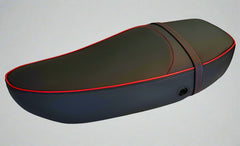 Vespa S / LX  50 125 150 TOURING SADDLE Seat Cover with Piping - Choose your own color
