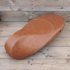 READY TO SHIP Vespa Sprint / Primavera Caramel Brown Seat Cover