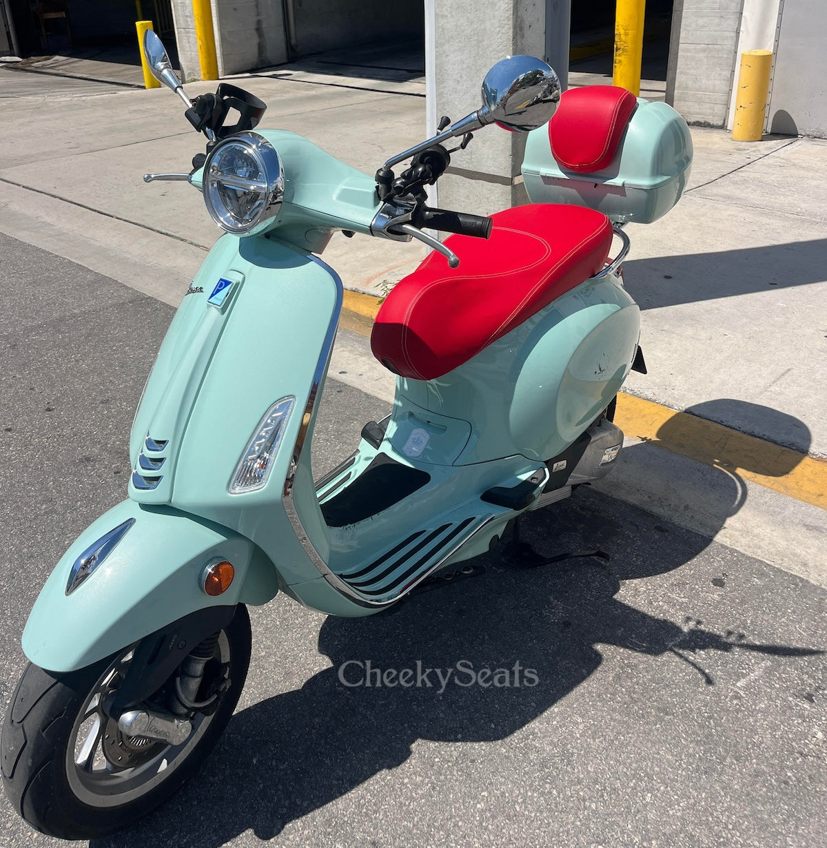 Vespa Primavera Sprint Seat Cover Matte Red – Cheeky Seats