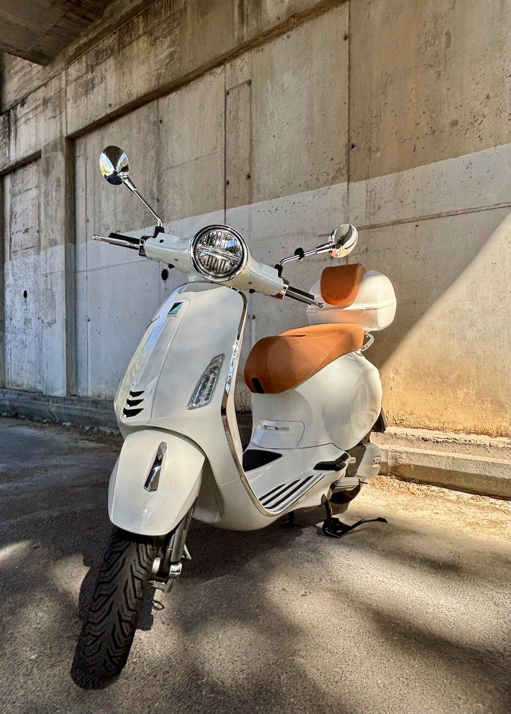 Vespa Sprint Primavera Seat Cover Golden Matte Saddle Tan French 