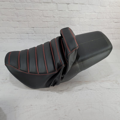 READY TO SHIP! 2022 - 2024 Honda Grom Seat Cover Carbon Fiber Padded Tuck and Roll