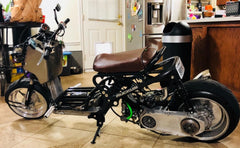Ready to Ship!  Honda Ruckus Minimalist Seat Cover Waterproof Rustic Distressed Whiskey