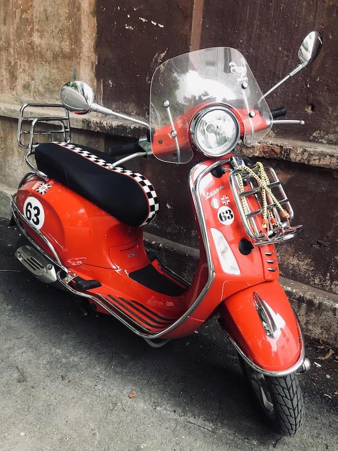 Vespa GTS 250 300 Checkers Seat Cover – Cheeky Seats Scooter Seat