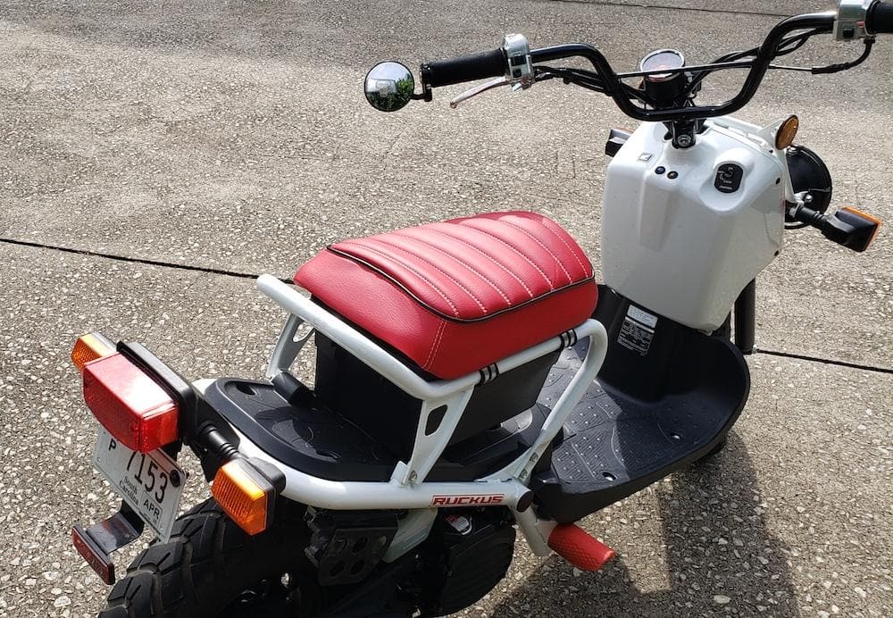 Honda Ruckus Red Hot Padded Tuck and Roll Seat Cover – Cheeky