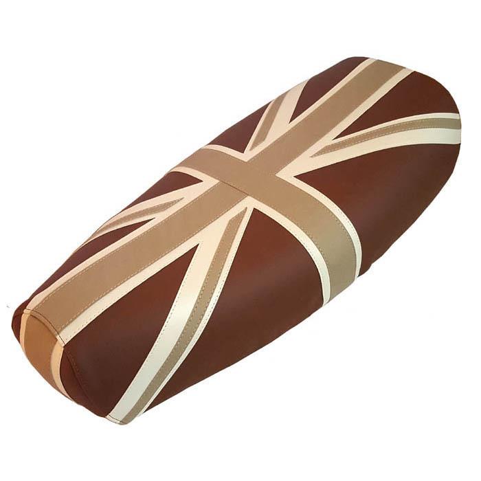 Genuine Stella Seat Cover Union Jack Earthtone Brown