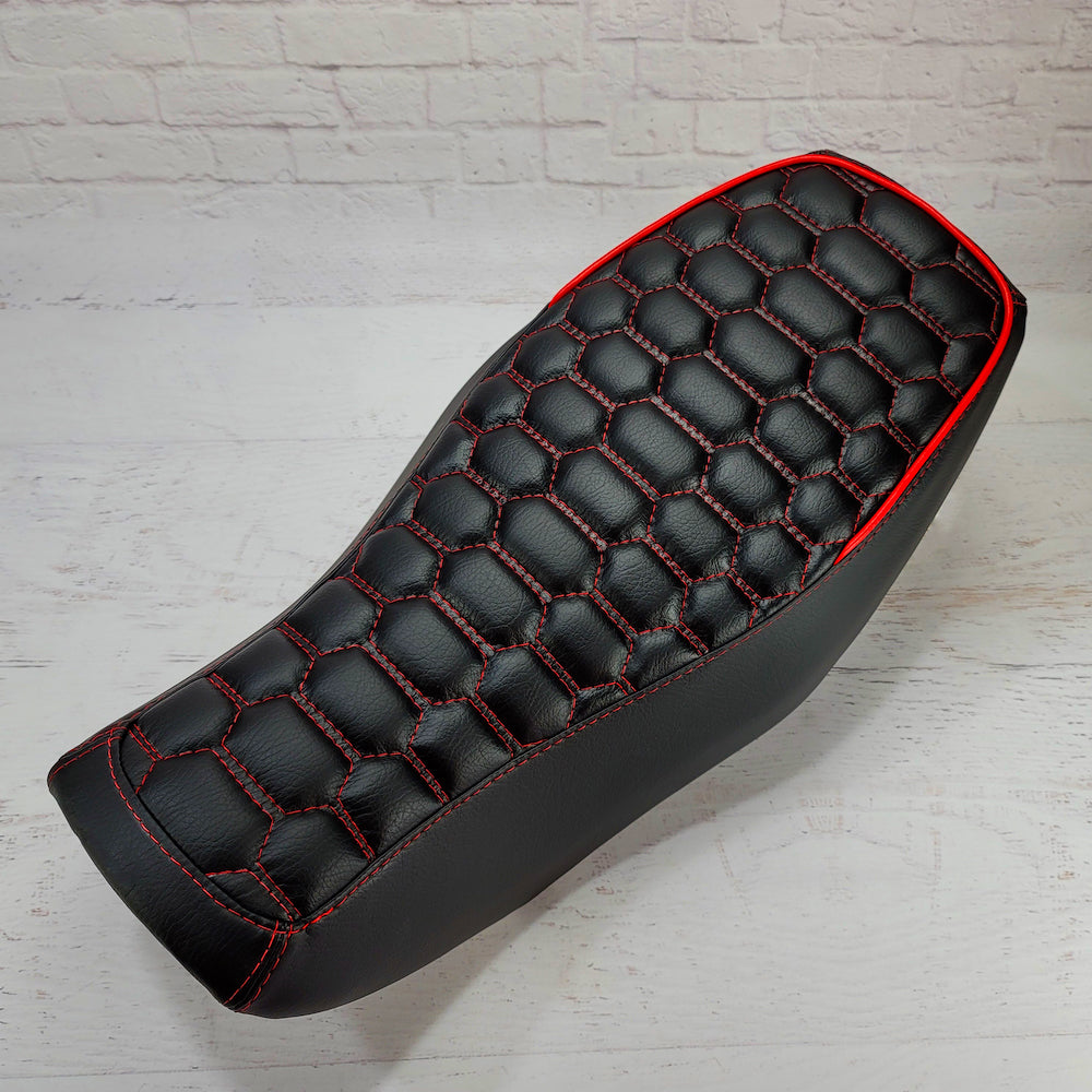 Honda Grom Multi Hexagon Seat Cover 2013 2024 Cheeky