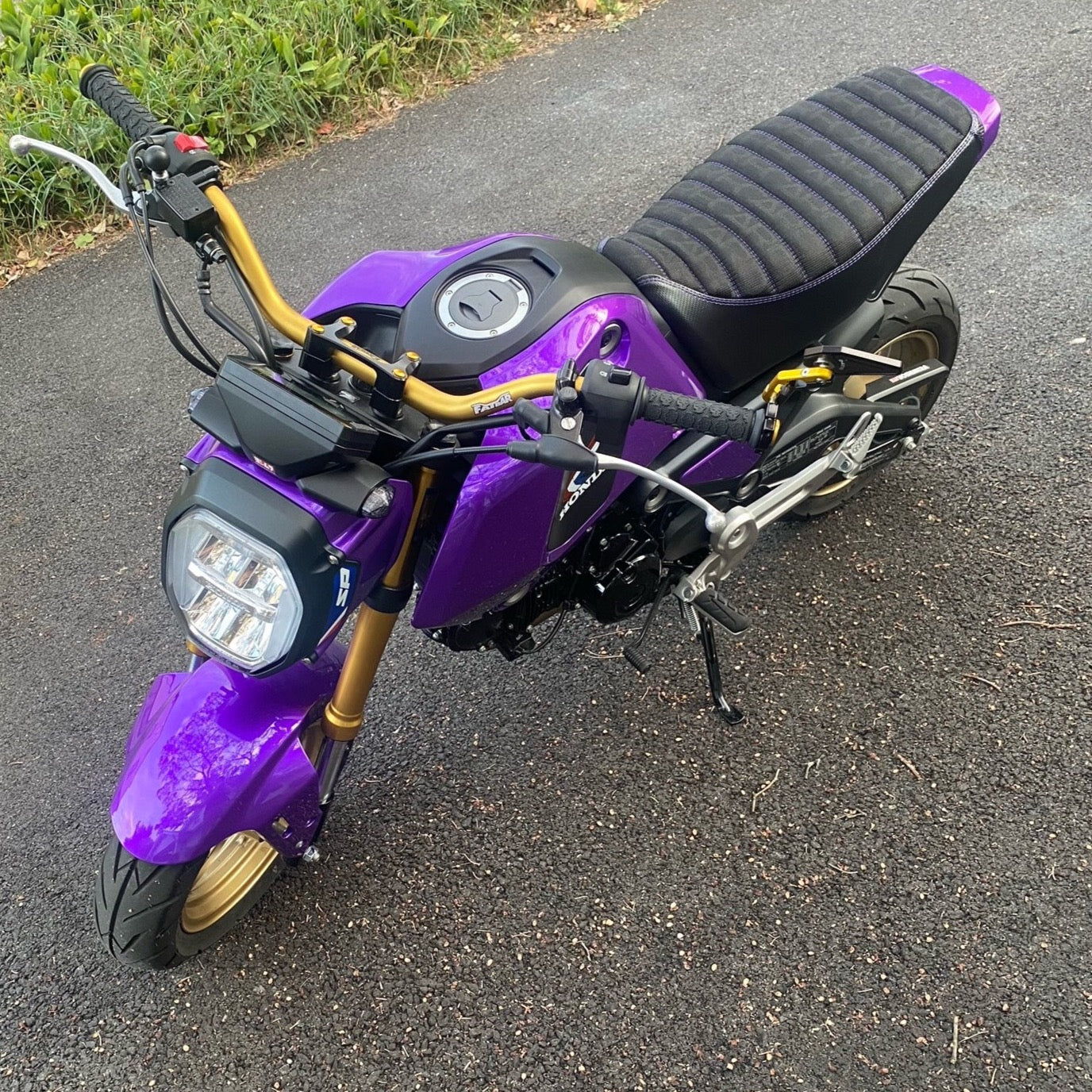 Honda Grom RECARO Seat Cover Padded Tuck and Roll MSX125 – Cheeky