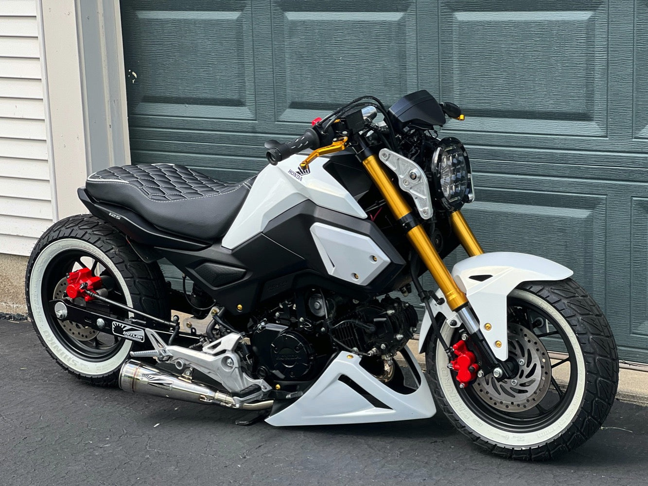 Honda Grom Seat Cover MSX125 Long Diamond Hex Seat Cover 2013 2024