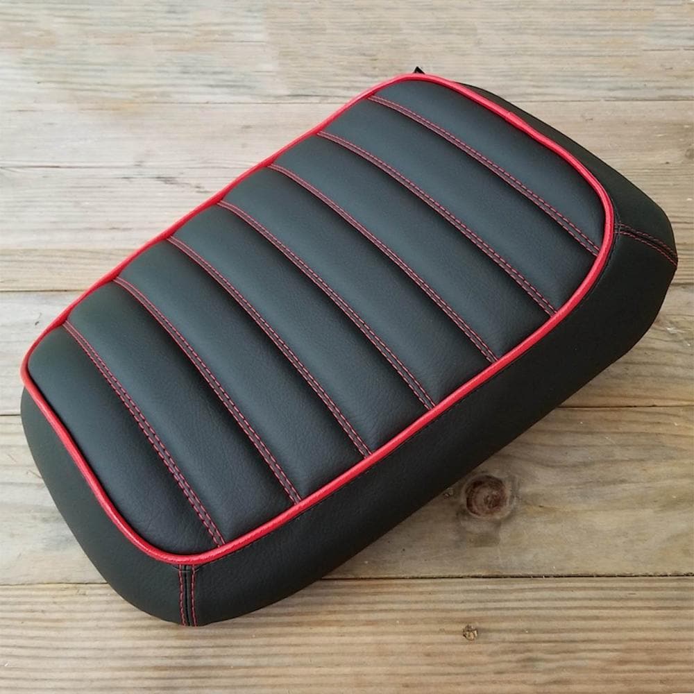 Honda Ruckus padded black tuck and roll seat cover