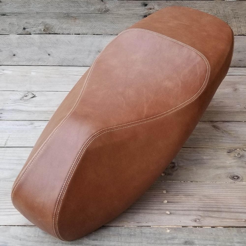 Vespa GTS distressed caramel seat cover