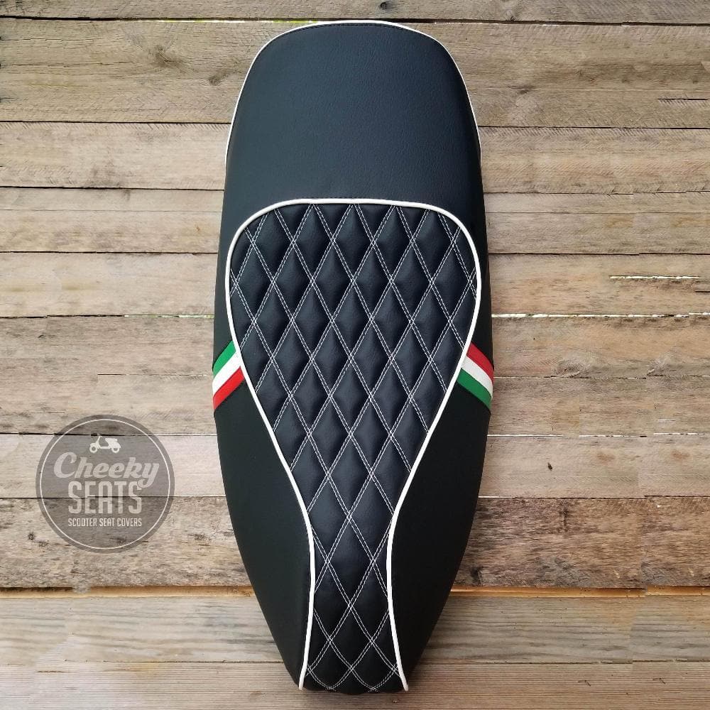 Vespa GTS Diamond Italian Seat Cover by Cheeky Seats