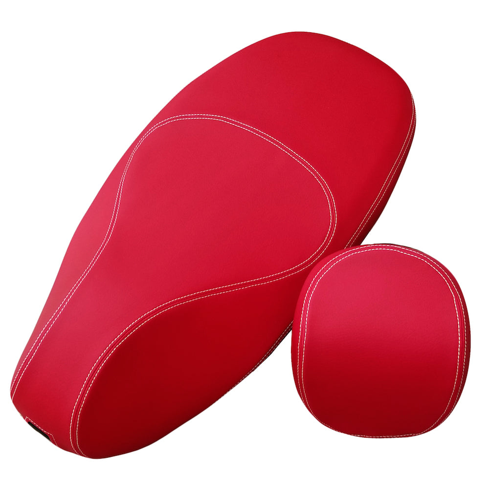 Vespa Primavera Sprint Seat Cover Matte Red – Cheeky Seats Scooter