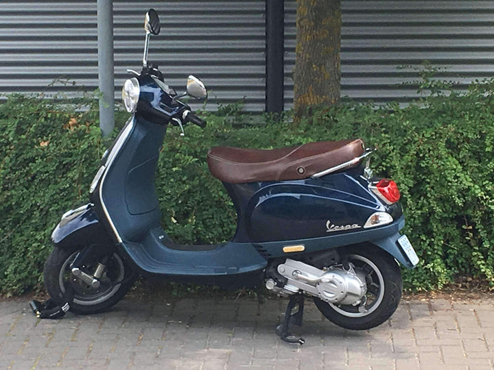 READY TO SHIP! Vespa LX 50 / 150 Whiskey Brown Seat Cover Handmade