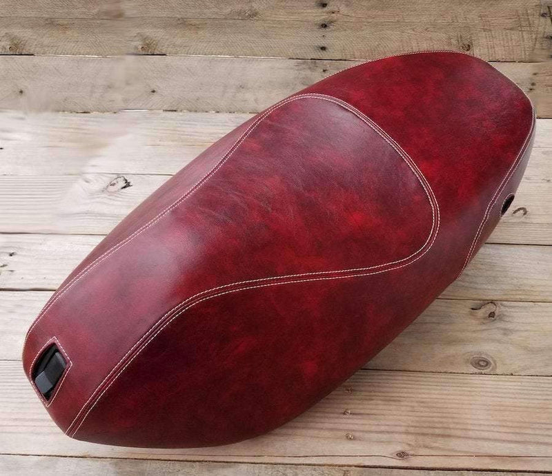 Piaggio Fly 50-150 Oxblood Seat Cover Handmade